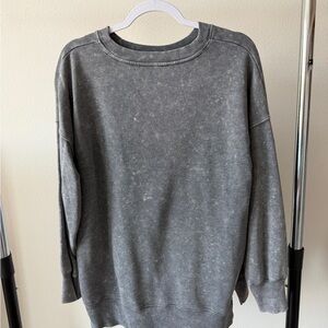SO Women's Gray Crewneck Sweater